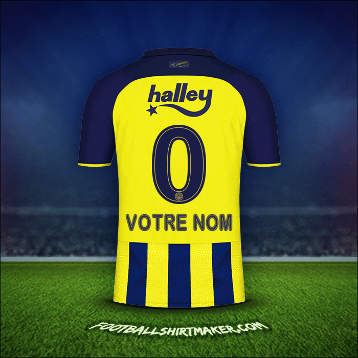 Maillot Fenerbahce SK 2021/2022 -  votre nom - 0