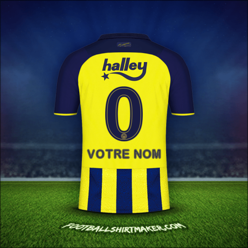 Maillot Fenerbahce SK 2021/2022 -  votre nom - 0