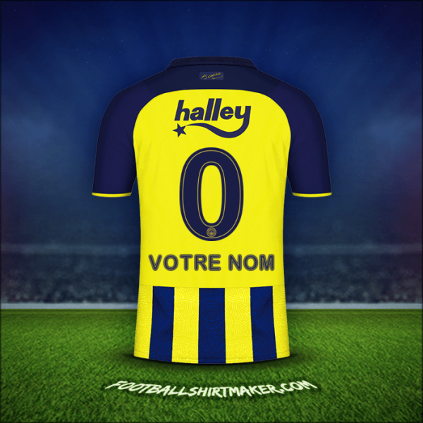 Maillot Fenerbahce SK 2021/2022 -  votre nom - 0