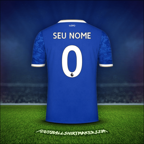 Camisa Leicester City FC 2021/2022 -  seu nome - 0