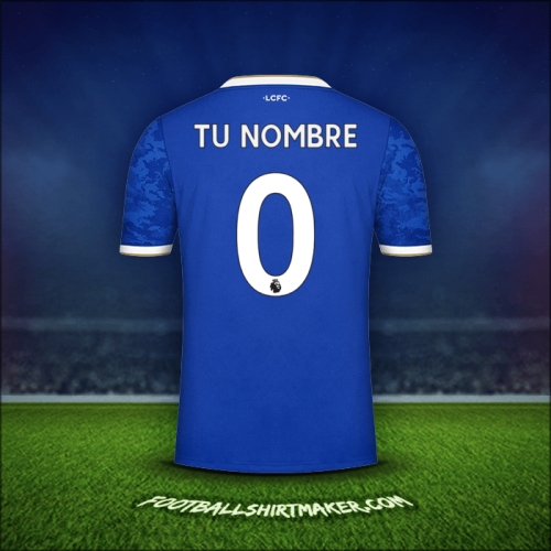 Jersey Leicester City FC 2021/2022 -  tu nombre - 0