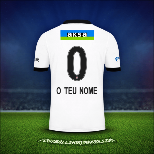 Camisola Besiktas JK 2021/2022 -  o teu nome - 0