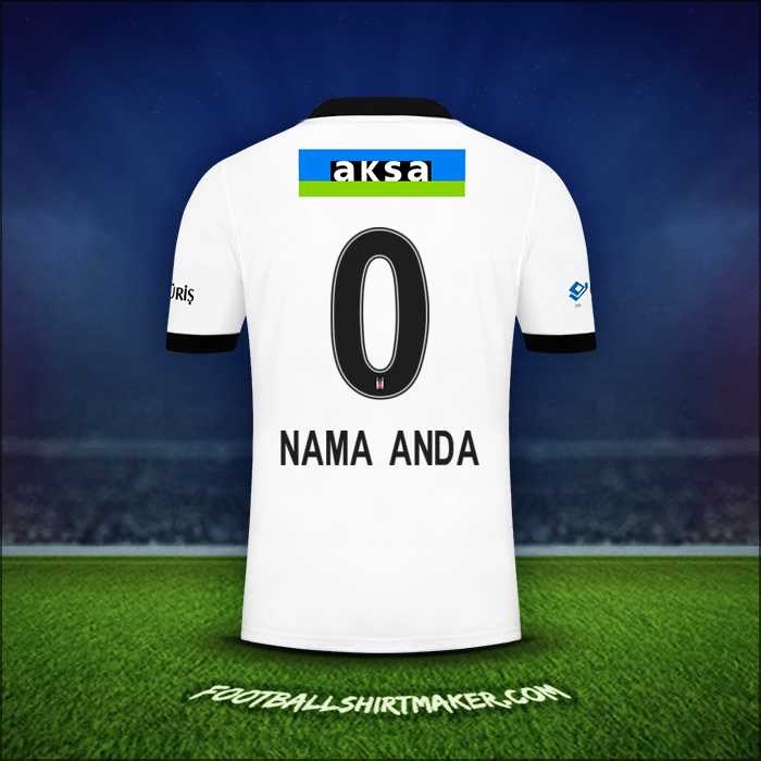 Jersey Besiktas JK 2021/2022 -  nama anda - 0