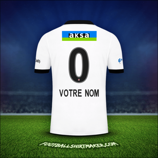 Maillot Besiktas JK 2021/2022 -  votre nom - 0