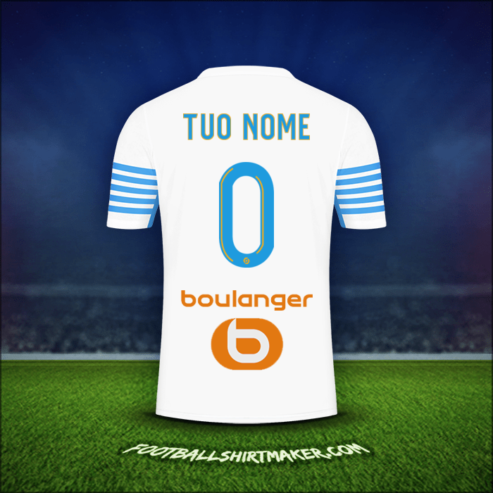 Maglia Olympique de Marseille 2021/2022 -  tuo nome - 0