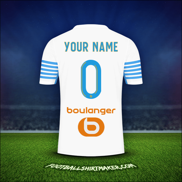 Jersey Olympique de Marseille 2021/2022 -  your name - 0