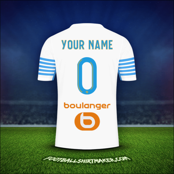 Shirt Olympique de Marseille 2021/2022 -  your name - 0