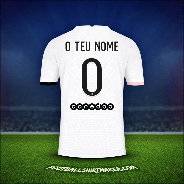 Camisola Paris Saint Germain 2021/2022 Alternativa -  o teu nome - 0