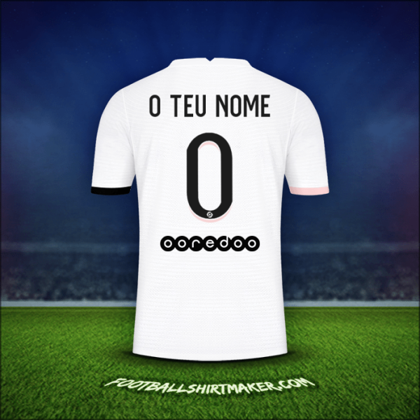 Camisola Paris Saint Germain 2021/2022 Alternativa -  o teu nome - 0