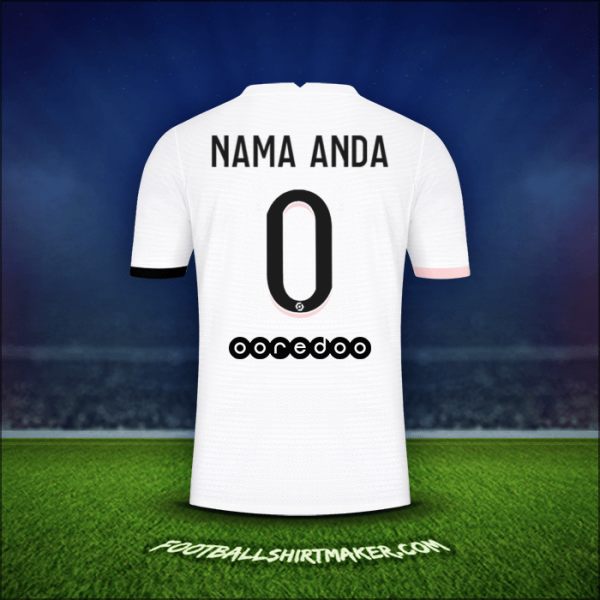 Jersey Paris Saint Germain 2021/2022 Alternatif -  nama anda - 0