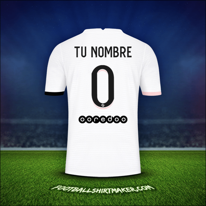 Camiseta Paris Saint Germain 2021/2022 Visita -  tu nombre - 0