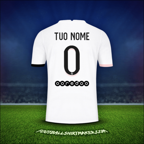 Maglia Paris Saint Germain 2021/2022 Seconda -  tuo nome - 0