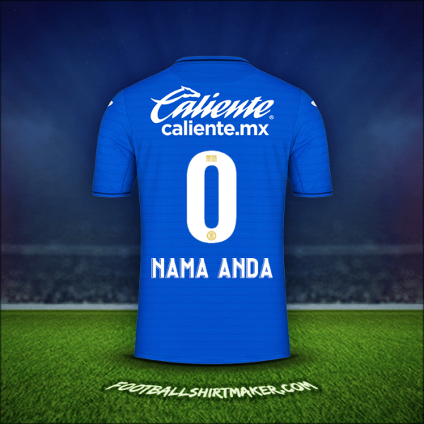 Jersey Cruz Azul 2021/2022 -  nama anda - 0
