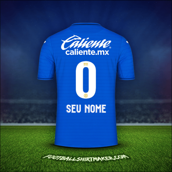 Camisa Cruz Azul 2021/2022 -  seu nome - 0
