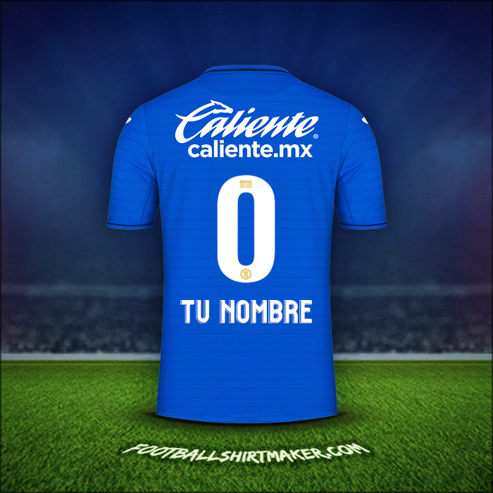Camiseta Cruz Azul 2021/2022 -  tu nombre - 0