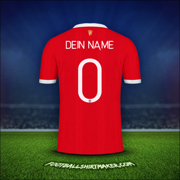 Trikot Manchester United Cup 2021/2022 -  dein name - 0