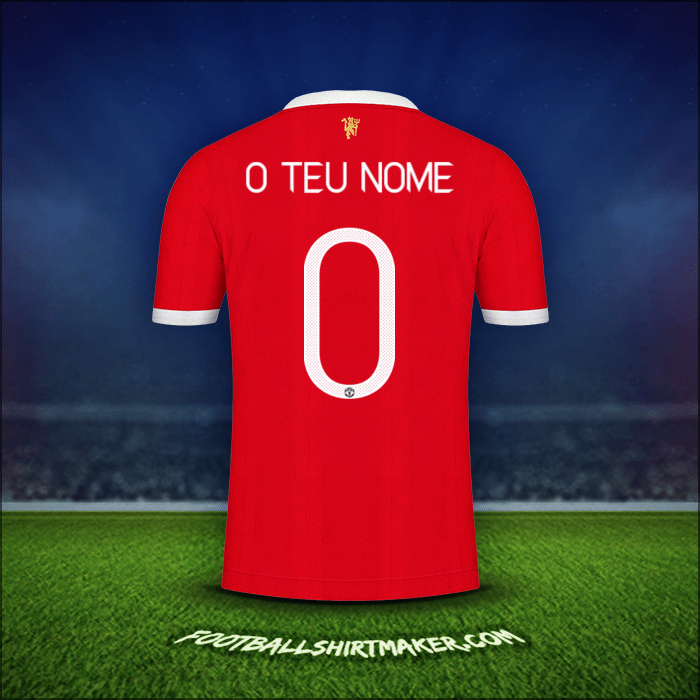 Camisola Manchester United Cup 2021/2022 -  o teu nome - 0