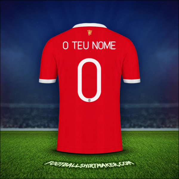 Camisola Manchester United Cup 2021/2022 -  o teu nome - 0