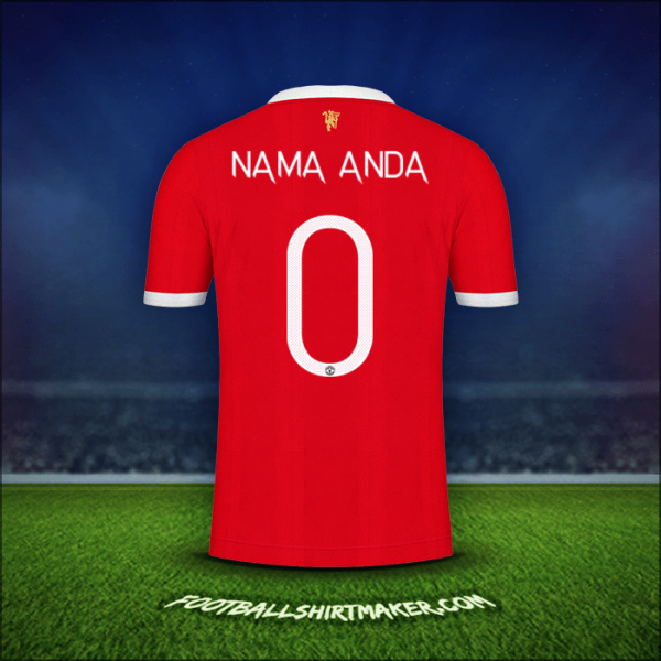 Jersey Manchester United Cup 2021/2022 -  nama anda - 0