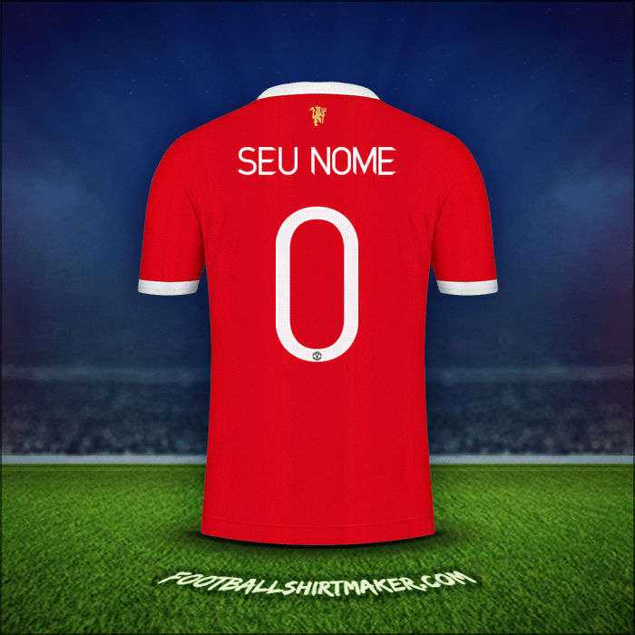 Camisa Manchester United Cup 2021/2022 -  seu nome - 0