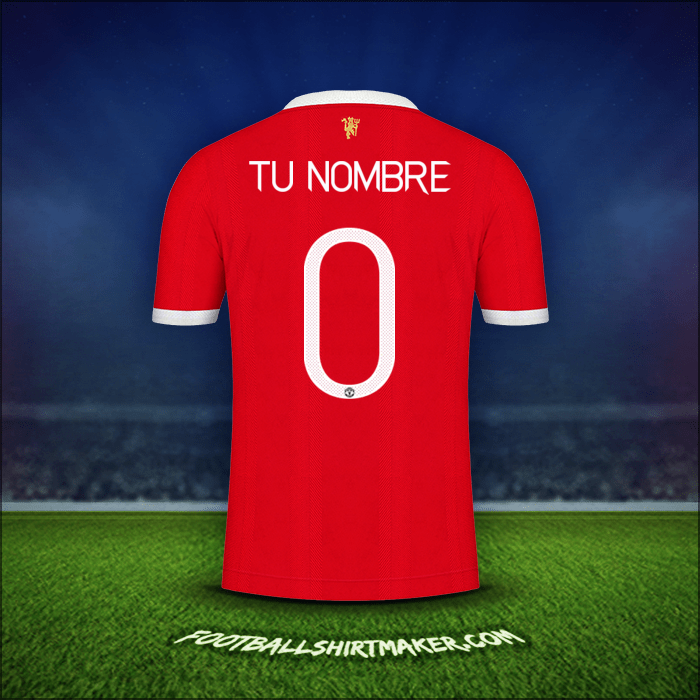 Camiseta Manchester United Cup 2021/2022 -  tu nombre - 0