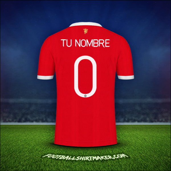 Jersey Manchester United Cup 2021/2022 -  tu nombre - 0