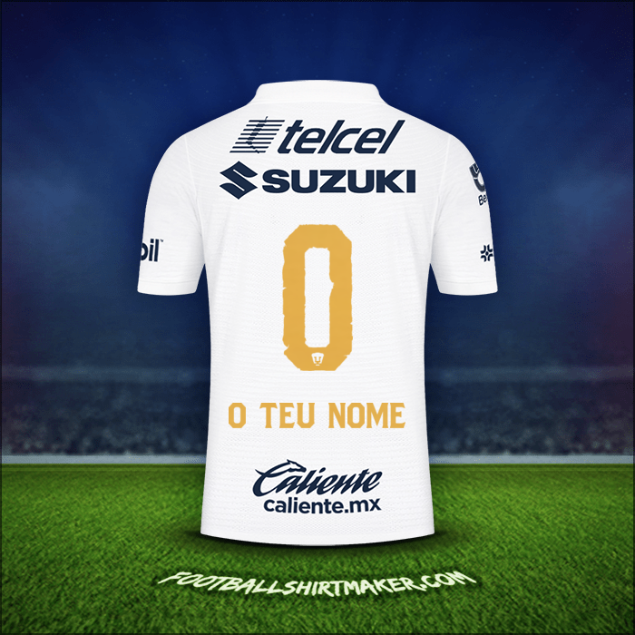 Camisola Pumas UNAM 2021/2022 -  o teu nome - 0