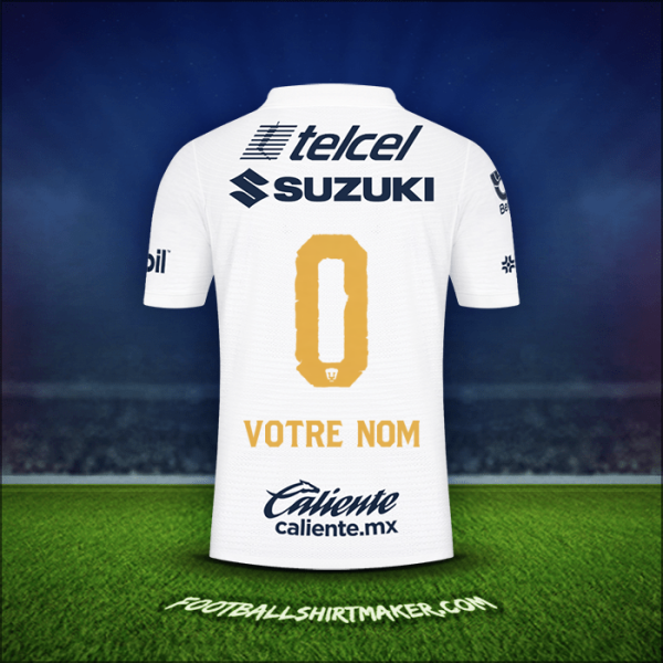 Maillot Pumas UNAM 2021/2022 -  votre nom - 0