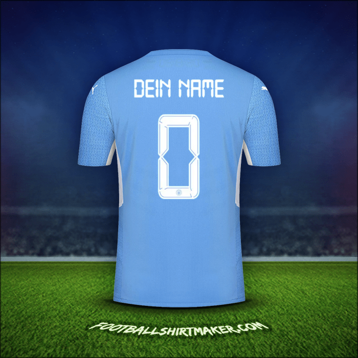Trikot Manchester City Cup 2021/2022 -  dein name - 0