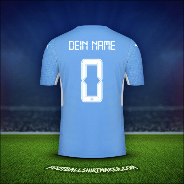 Trikot Manchester City Cup 2021/2022 -  dein name - 0