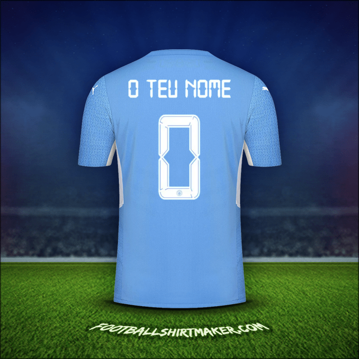 Camisola Manchester City Cup 2021/2022 -  o teu nome - 0