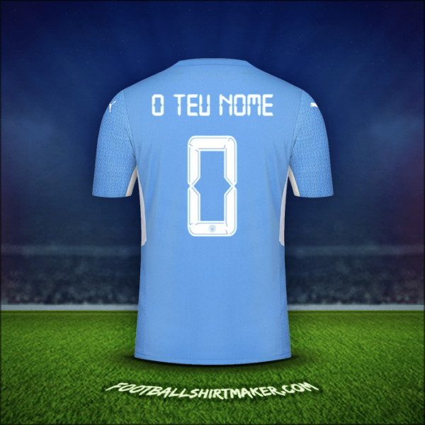 Camisola Manchester City Cup 2021/2022 -  o teu nome - 0