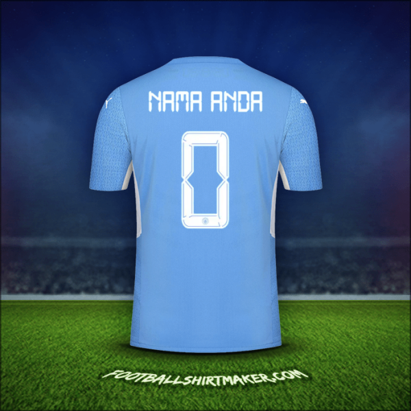 Jersey Manchester City Cup 2021/2022 -  nama anda - 0