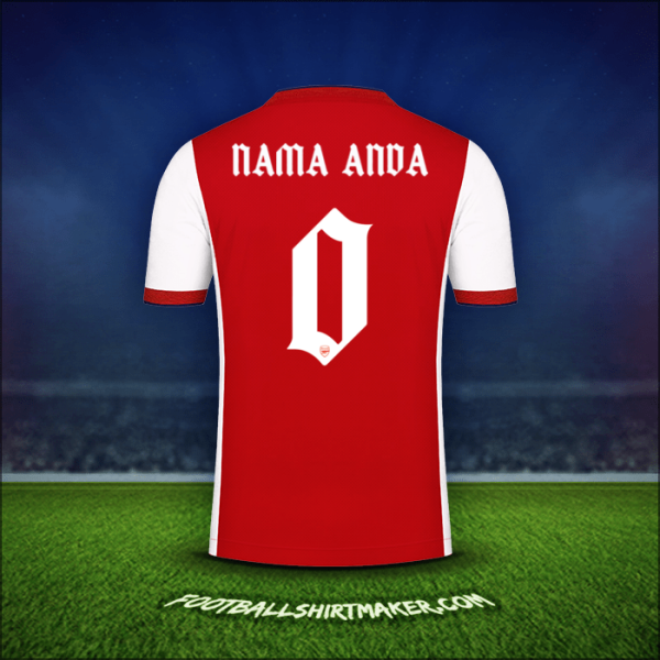 Jersey Arsenal Cup 2021/2022 -  nama anda - 0