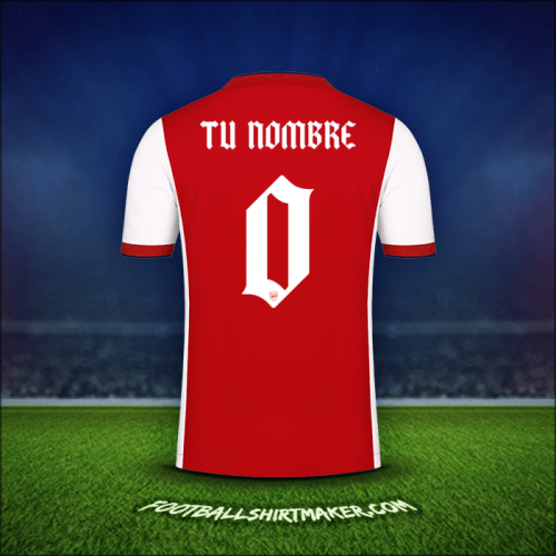 Jersey Arsenal Cup 2021/2022 -  tu nombre - 0