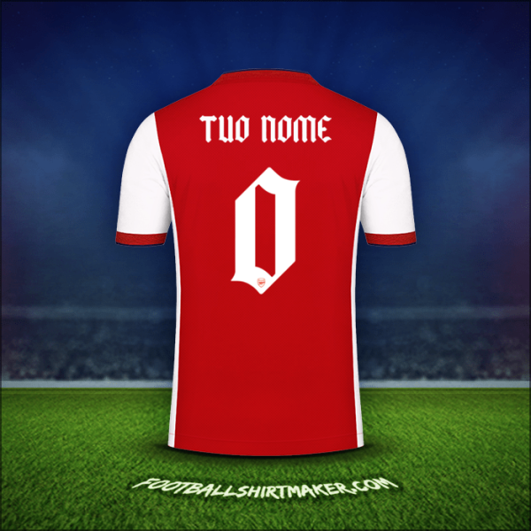 Maglia Arsenal Cup 2021/2022 -  tuo nome - 0
