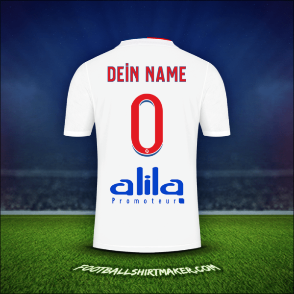 Trikot Olympique Lyon 2021/2022 -  dein name - 0