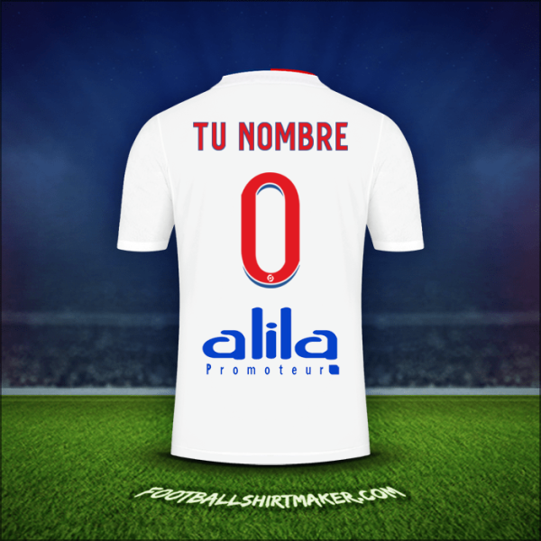 Jersey Olympique Lyon 2021/2022 -  tu nombre - 0