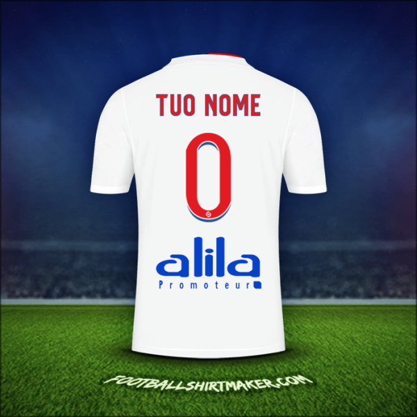 Maglia Olympique Lyon 2021/2022 -  tuo nome - 0