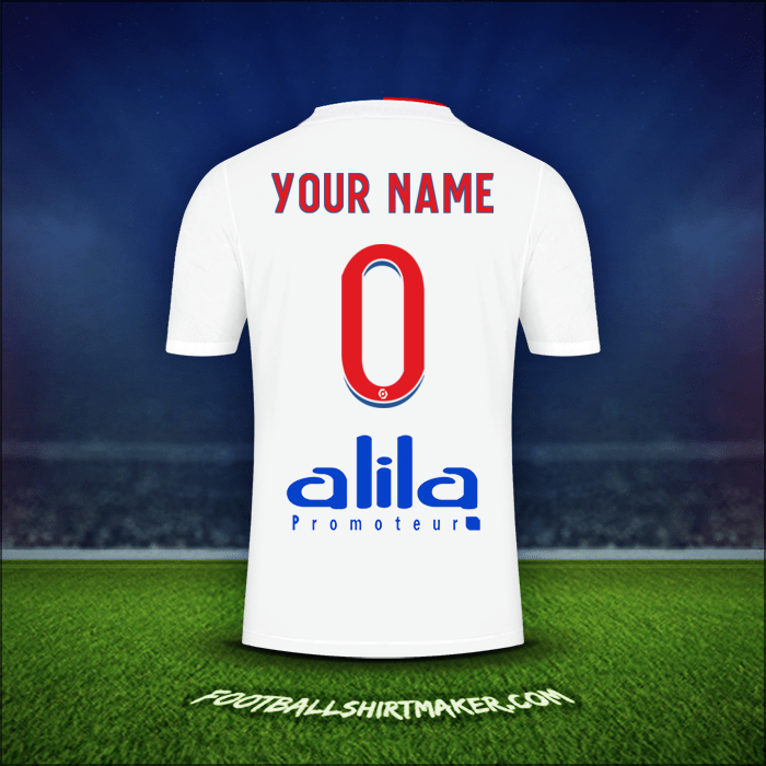 Shirt Olympique Lyon 2021/2022 -  your name - 0