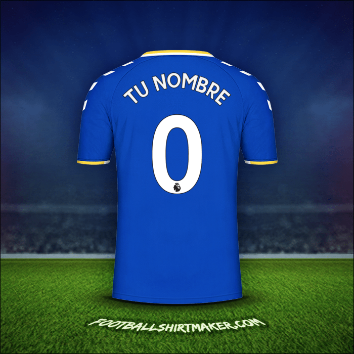Jersey Everton FC 2021/2022 -  tu nombre - 0