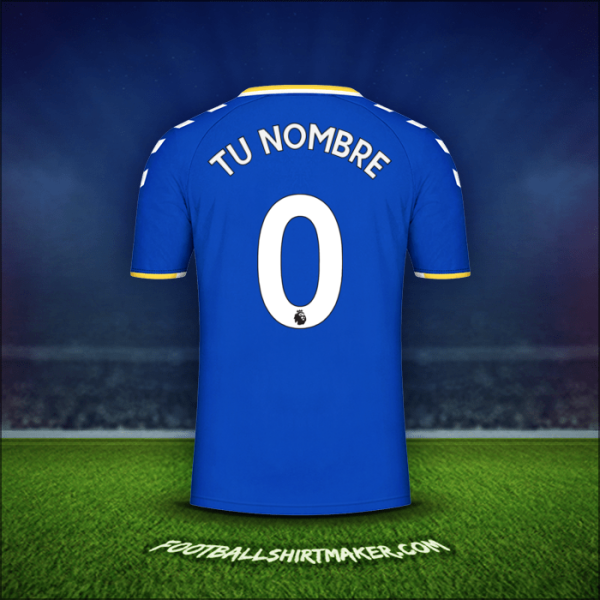 Jersey Everton FC 2021/2022 -  tu nombre - 0