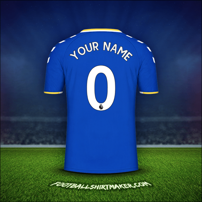 Jersey Everton FC 2021/2022 -  your name - 0