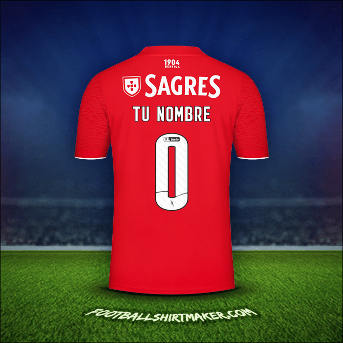 Camiseta SL Benfica 2021/2022 -  tu nombre - 0