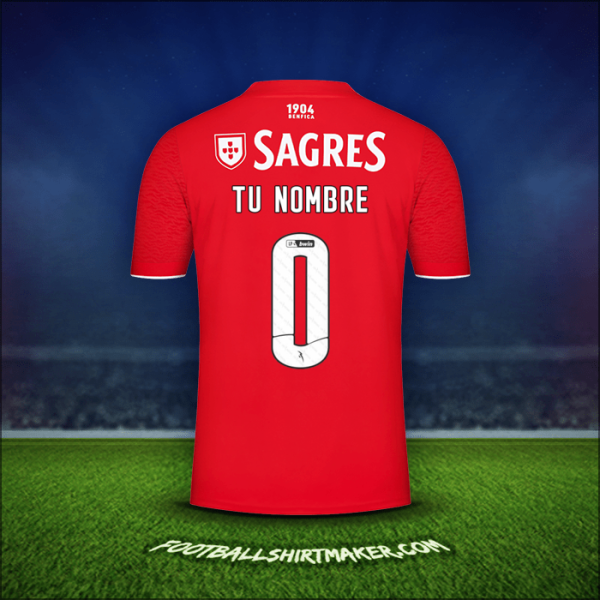 Camiseta SL Benfica 2021/2022 -  tu nombre - 0