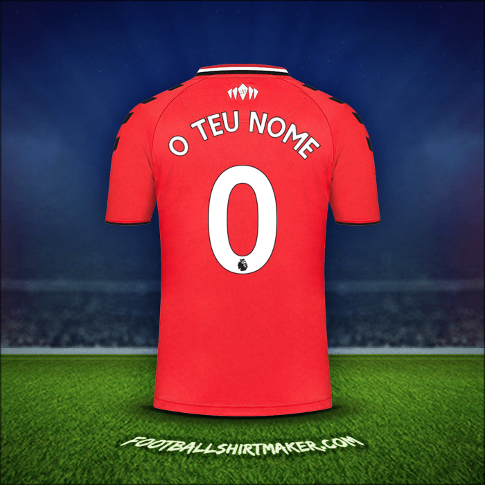 Camisola Southampton FC 2021/2022 -  o teu nome - 0