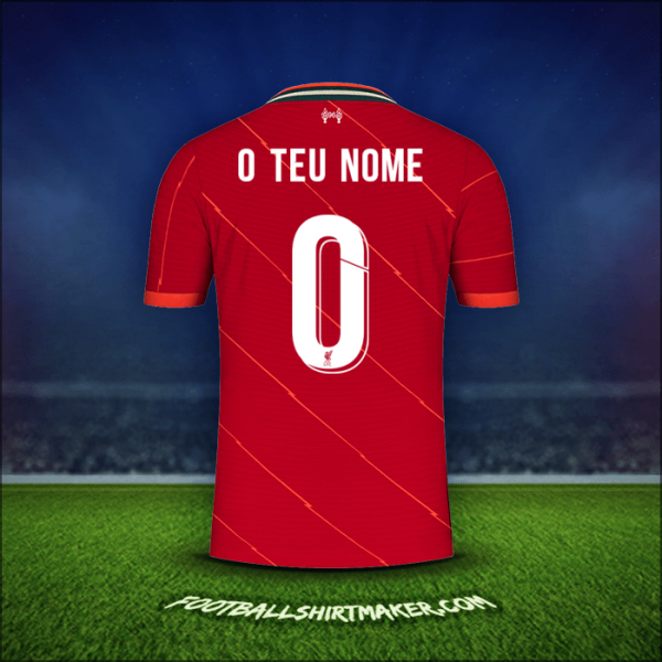 Camisola Liverpool FC Cup 2021/2022 -  o teu nome - 0