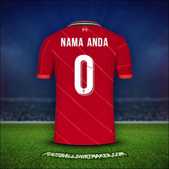 Jersey Liverpool FC Cup 2021/2022 -  nama anda - 0