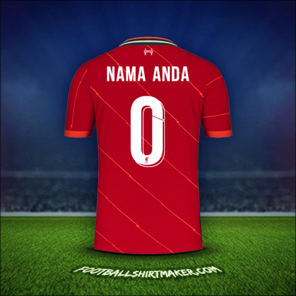 Jersey Liverpool FC Cup 2021/2022 -  nama anda - 0