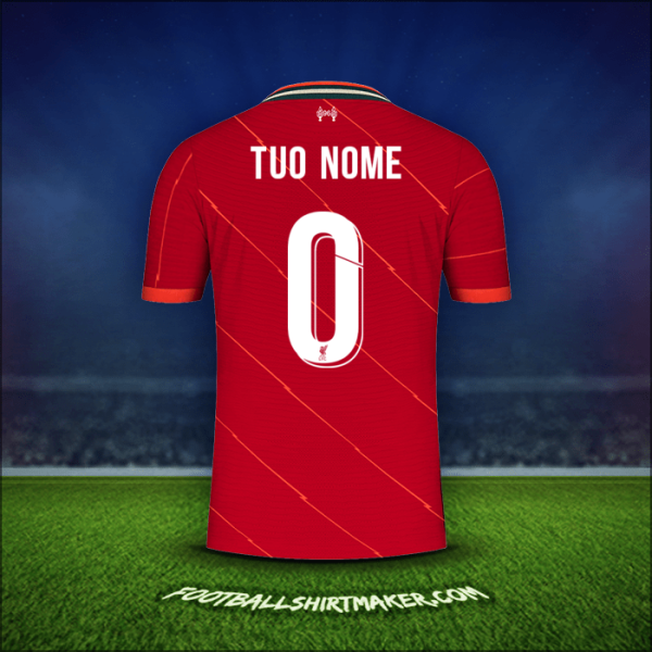 Maglia Liverpool FC Cup 2021/2022 -  tuo nome - 0